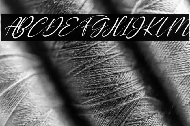 Rossalina Emma Italic Font examples