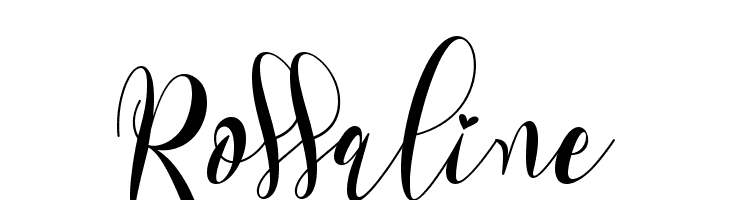 Rossaline  免费字体下载