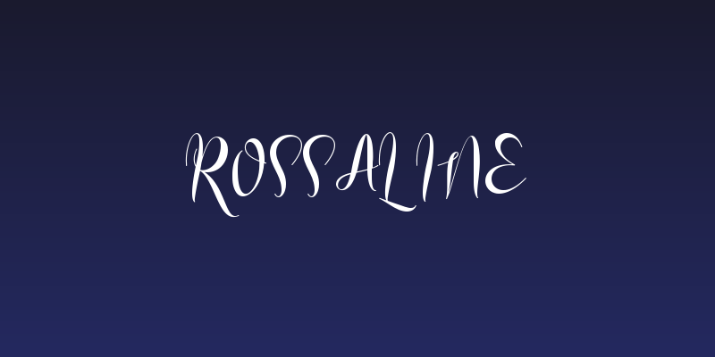 Rossaline Social Header