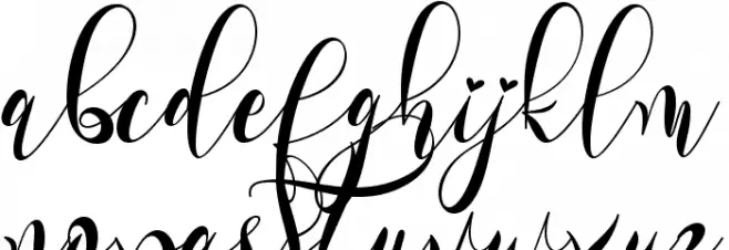 Rossaline फ़ॉन्ट लोअरकेस