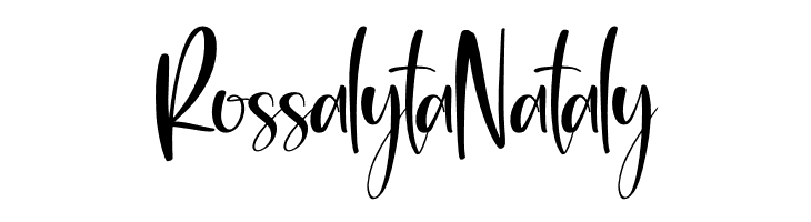 Rossalyta Nataly  تنزيل الخطوط