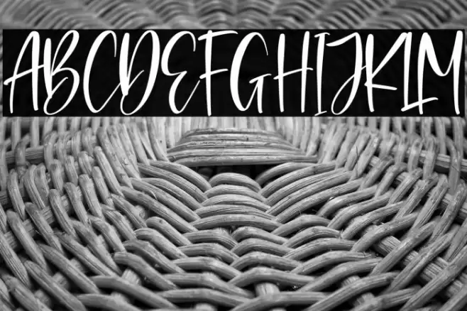 Rossalyta Nataly Schriftart examples