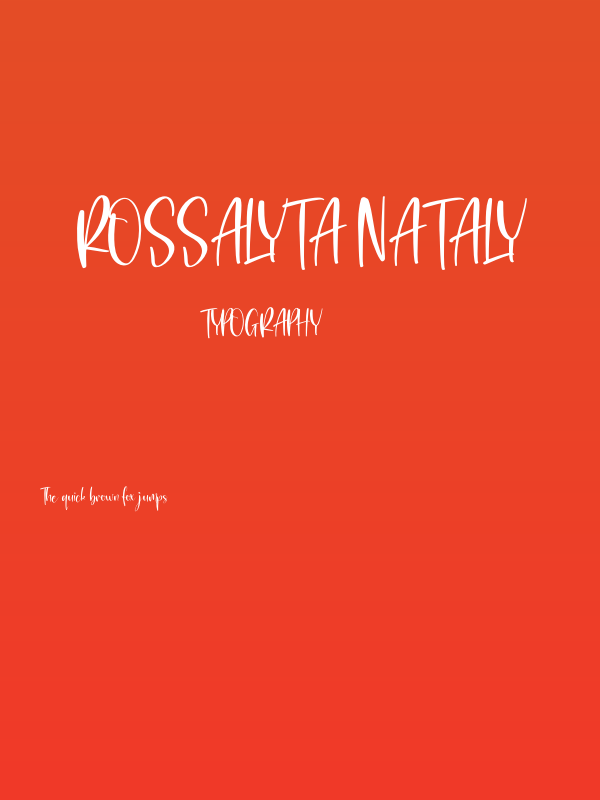 Rossalyta Nataly Poster