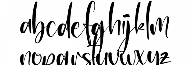 Rossalyta Nataly Schriftart Kleinbuchstaben