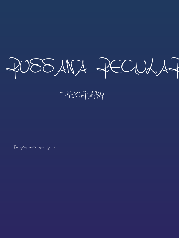 Rossana Regular Poster