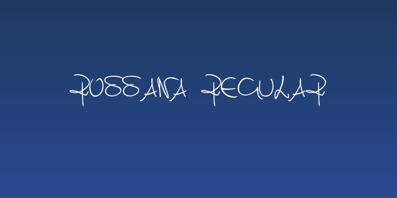 Rossana Regular Social Header