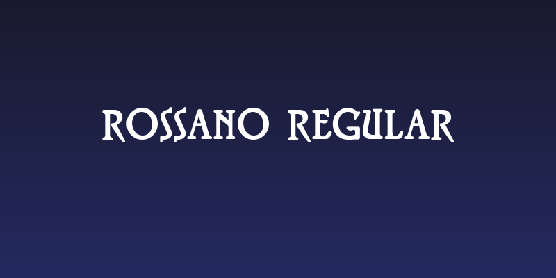 Rossano Regular Social Header
