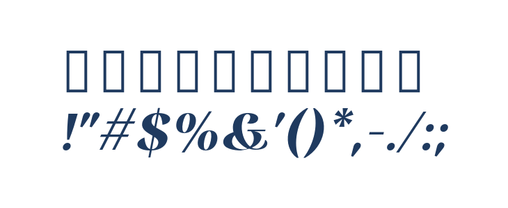 RossanovaPersonalUse-BoldIta Other Characters