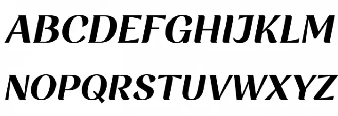 RossanovaPersonalUse-BoldIta Schriftart Groß