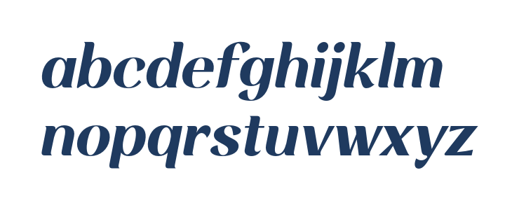 RossanovaPersonalUse-BoldIta Lowercase