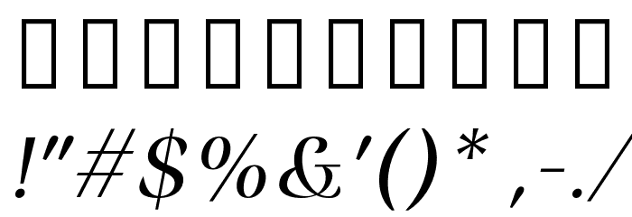 RossanovaPersonalUse-Italic Font OTHER CHARS