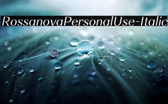 RossanovaPersonalUse-Italic Example 2