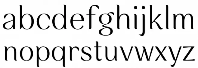 RossanovaPersonalUse-Light Schriftart Kleinbuchstaben