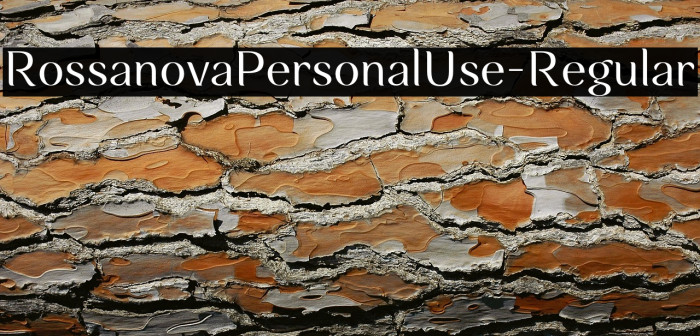 RossanovaPersonalUse-Regular Example 1