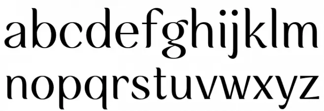 RossanovaPersonalUse-Regular 字体 小写