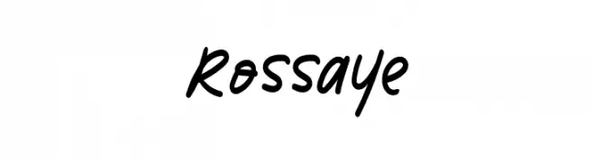 Rossaye Font