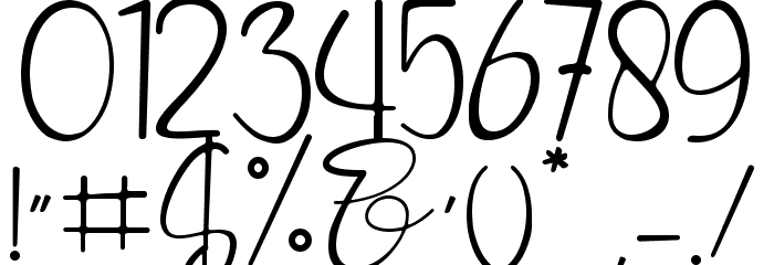 Rosse Font OTHER CHARS