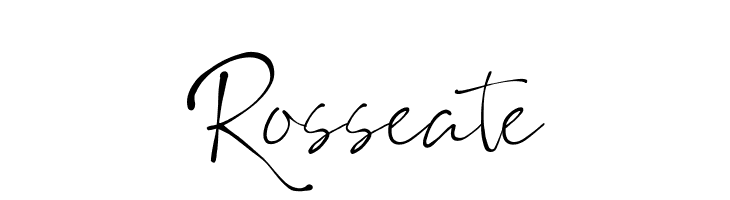 Rosseate  font caratteri gratis