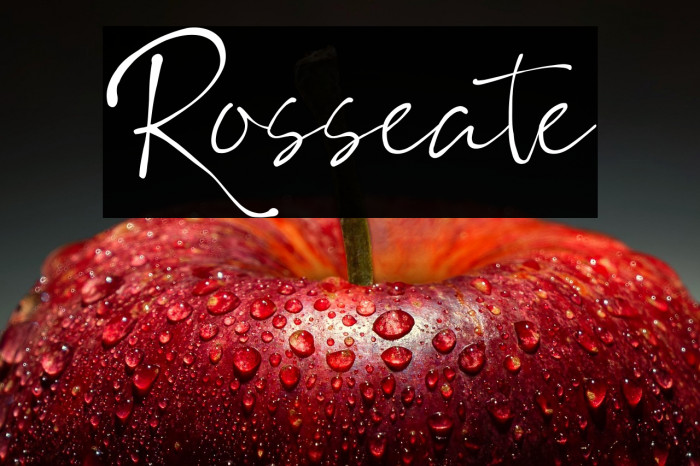 Rosseate Example 1