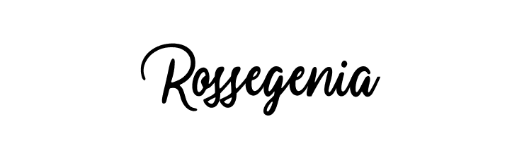 Rossegenia  Free Fonts Download