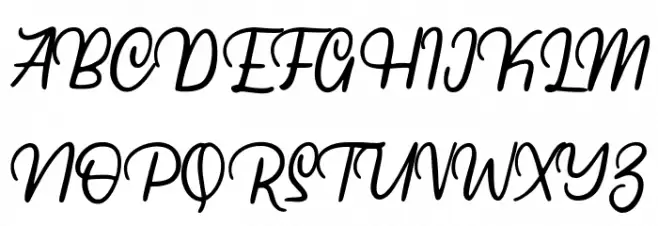 Rossegenia 字体 大写