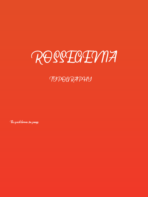 Rossegenia Poster