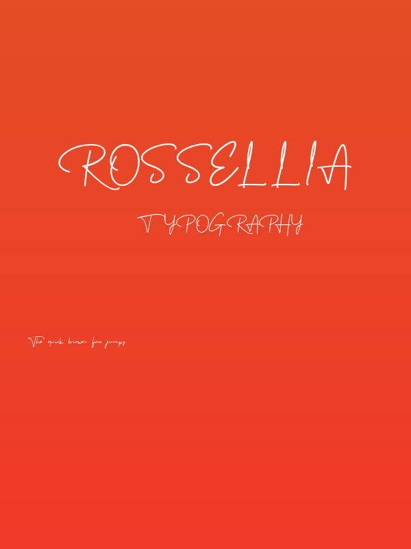 Rossellia Poster