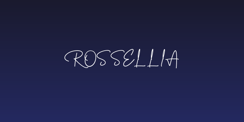 Rossellia Social Header