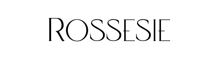 Rossesie  baixar fontes gratis