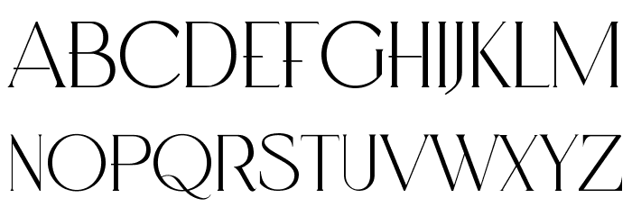 Rossesie Font UPPERCASE
