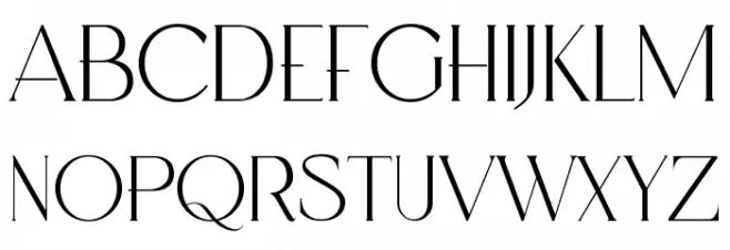 Rossesie Font UPPERCASE