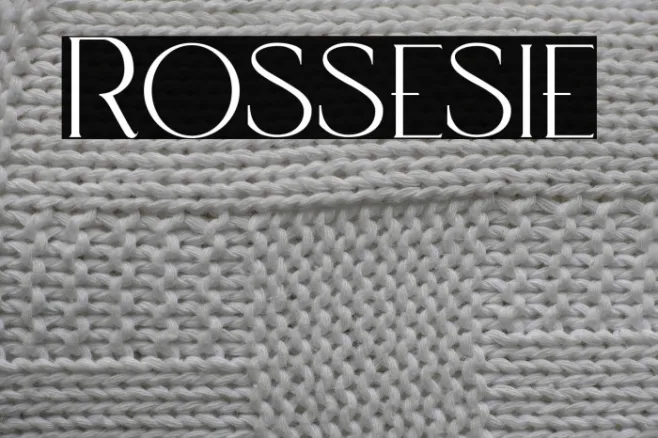 Rossesie Example 1