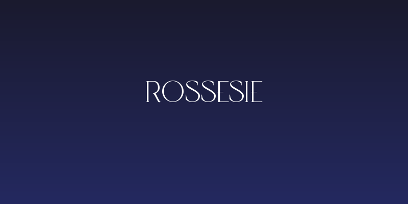 Rossesie Social Header