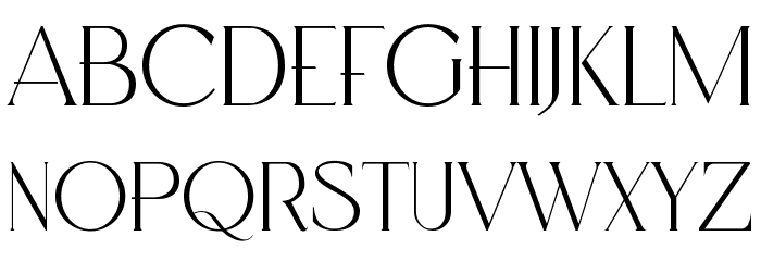 Rossesie Font LOWERCASE