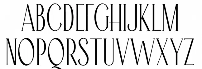 Rosseta Font UPPERCASE