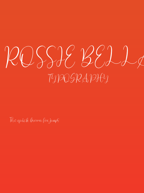 Rossie Bella Poster