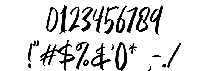 RossieKellyDEMO Font OTHER CHARS
