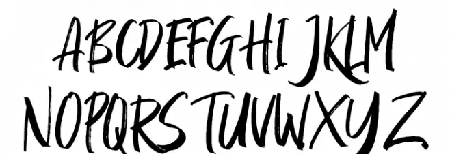 RossieKellyDEMO Font UPPERCASE