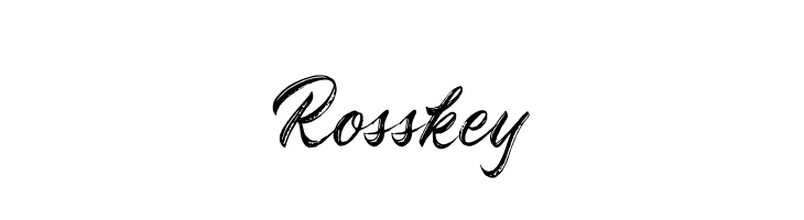 Rosskey  Frei Schriftart Herunterladen