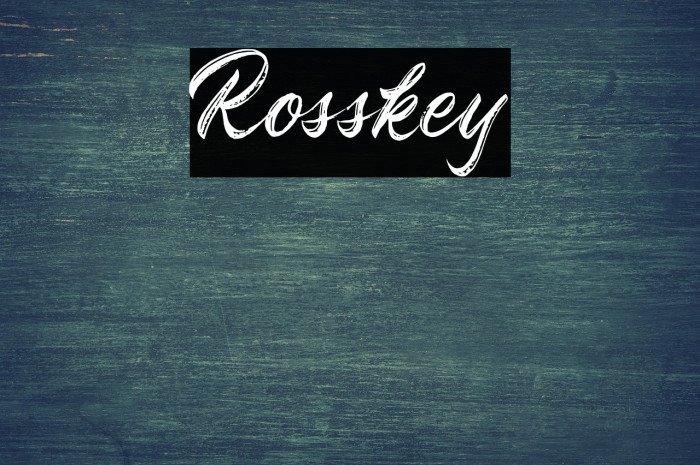 Rosskey Example 1
