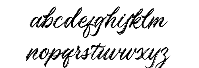 Rosskey Font LOWERCASE