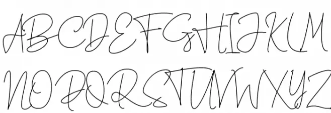 Rossttinggel Font UPPERCASE