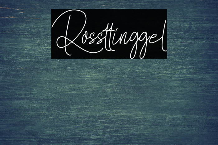 Rossttinggel Example 1