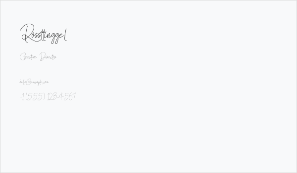 Rossttinggel Business Card