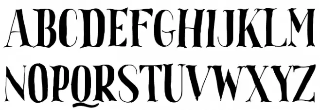 Rosta Schriftart Groß