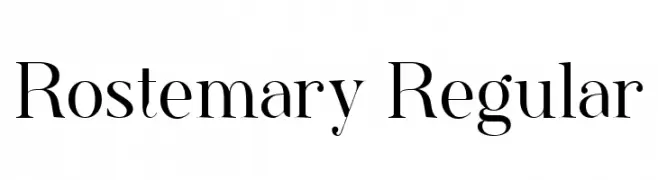 Rostemary Regular  Frei Schriftart Herunterladen
