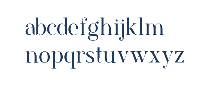 Rostemary Regular Lowercase