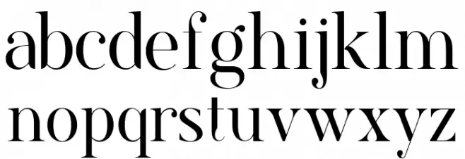 Rostemary Regular Font LOWERCASE