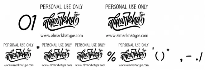 Rostemary Font OTHER CHARS