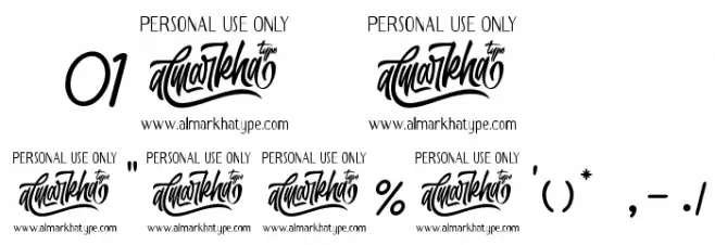 Rostemary Font OTHER CHARS